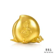 【康是美官方網購】點睛品 小壽桃 黃金擺件