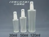 【佳樺生活本舖】MIT腰身型噴瓶(美國噴頭)噴罐噴霧瓶玻璃水小噴瓶化妝水瓶子瓶瓶罐罐玻璃瓶團購批發30ml~120ml