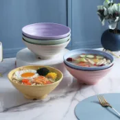 免運/台灣熱銷19釐米拉麪碗大飯碗日式麪碗螺螄粉麻辣燙碗加厚家用麪碗塑料大碗