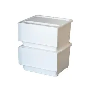 【KEYWAY】聯府磁吸全開式整理箱35L-2入直取式收納箱Q350