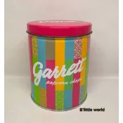 *B Little World * [現貨] 日本限定Garrett爆米花/彩虹紙膠帶風限定鐵罐(空罐)/東京連線