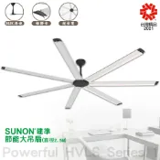 OL辦公生活用品 【原廠出貨】SUNON 節能大吊扇 2.5M Powerful HVLS Series 1 工業吊扇 節能扇 吊掛扇