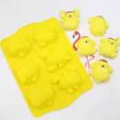 🔥烘焙模具🔥6連布丁狗 卡通蛋糕模具 手工慕斯蛋糕模 巧克力麪包模模具 烘焙模具 蛋糕模具 巧克力模具 矽膠模具