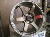 (DF05)18吋鋁圈 5X108 5X114 陽極古銅 類RAYS TE37SL FOCUS MAZDA FORTIS