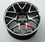 類P40 限量版17吋7.5J 5孔全車系 風格獨特 金屬鈦色電鍍