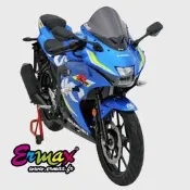ERMAX SUZUKI GSXR 125/150 2017/2018 風動型高角度風鏡 透明、茶色、灰色、黑色、彩色