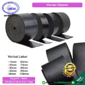 MESIN 橡膠防滑條黑色厚度 1mm 6mm 寬度 2cm 3cm 4cm 5cm 橡膠卷長每米厚度橡膠墊片地板絕緣保