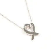 【日本直送．二手美品】蒂芙尼 TIFFANY&Co. 項鍊 Loving Heart Paloma Picasso 銀 925 飾品．已拋光處理