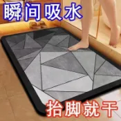 秒吸水地墊 浴室吸水地墊 衛生間防滑墊 家用入戶門地毯 厠所門口速幹地毯 吸水地毯 廚房地墊 防滑墊 厠所吸水地墊
