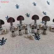 【香香柑仔店Nice】👍品質之選👍Grover雙邊優質電吉他木吉他琴頭鈕捲弦器弦鈕90度直角全套旋鈕銀 2UKS