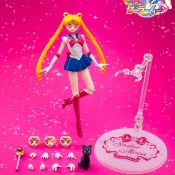 萬代 S.H.F SHF 美少女戰士 水手月亮 水晶星形變身盒 可動完成品 豬帽子模型玩具