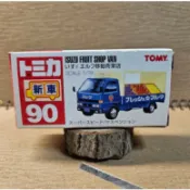 tomica 多美小汽車 no.90 移動青果店 tomy 紅標絕版 新車貼