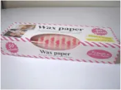 ゞ媽咪小舖﹏╭°50入裝食品級包裝油紙/漢堡紙/蠟紙/牛軋糖包裝紙/防水油紙~粉紅條紋小愛心