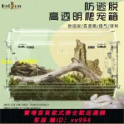 招財貓商鋪 爬蟲箱爬寵生態缸守宮蝎子烏龜蜥蜴寄居蟹蛇全透明造景壓克力籠子