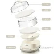 全球選品1館 生活百貨 適配小熊電蒸鍋外蓋子配件透明塑膠蒸籠蒸屜盤蒸層架積汁盤c60a1