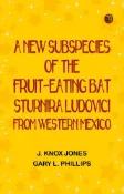 Kobo A New Subspecies of the Fruit-eating Bat Sturnira ludovici From Western Mexico