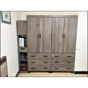 (店+)簡約風衣櫃 木製衣櫥 二尺/三尺有門三抽屜衣櫥 工業風雙門衣櫃系統櫃 鋼珠滑軌設計家具收納櫃 另有三門四尺衣櫃房間組