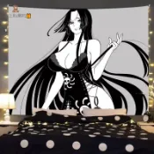 🎁ins海賊王動漫背景布女帝艾斯裝飾掛毯房間學生宿舍掛布臥室牆布