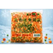 【 鮮封選生鮮雞肉食品 】 三色豆1公斤