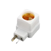 (店+)110V E27 開關燈座 萬向燈座  插頭燈座 小夜燈 床頭燈 走道燈  E27燈頭 壁燈座 燈泡 燈座 E27燈座