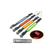(店+)《極光》戶外夜間LED反光晶格手環帶/臂帶/束褲帶 不開LED也有反光效果 （僅提供測試電池）