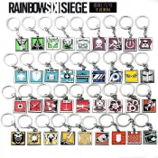 彩虹六號週邊40款明日方舟遊戲衕款Rainbow Six鑰匙扣6號csgo週邊
