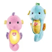 【Fisher price 費雪】聲光安撫海馬(2色選擇)