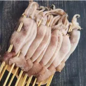 (店+)【帥哥魚海鮮】阿根廷深海魷魚串1支【S】