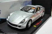 【絕版】精緻版 1:18 Hot Wheels Elite Ferrari 599 GTB Fiorano 銀 ※全開※