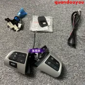wish 車配件 豐田卡羅拉多功能方向盤按鍵改裝 WISH小霸王 諾亞 VOXY定速巡航