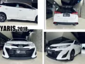 小亞車燈改裝＊全新 TOYOTA YARIS 2018 2019 18 19年 RF 前下巴 側裙 後下巴 含烤漆
