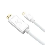 【KTNET】Mini Displayport to HDMI 訊號傳輸線 2M
