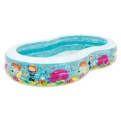 【INTEX】8字型戲水游泳池 262x160x46cm-640L 適用3歲+(56490)