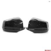 全新 2 件後視鏡蓋,後視鏡蓋碳紋更換,適用於 BMW F10 5 系轎車 520i,523i,525i,528i,53
