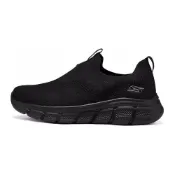 (店+)【SKECHERS】118107-BBK Skechers斯凱奇 BOBS B FLEX 舒適透氣 耐磨 低幫 生活休閒鞋 男款 黑色