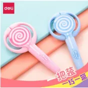 台灣現貨【Deli得力】手工剪紙兒童剪刀小學生剪刀專門用圓頭美剪紙刀 安全剪刀 幼稚園國小生專用得力文具小學生專用