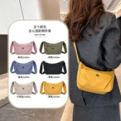 尼龍防水立體餃子包 單肩斜挎兩用小包 女士通勤上課使用 可收納手機卡片雜物