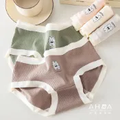 AHUA阿華有事嗎 韓系內著 可愛領結兔兔內褲	I0040 純棉 可愛 女內褲 流行少女內褲