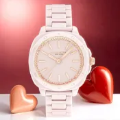 COACH 蔻馳 Kitt 晶鑽陶瓷女錶 34mm CO14504402