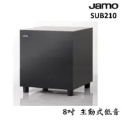 (店+)【JAMO】丹麥 Jamo SUB210 主動超低音 獨立重低音 最大功率200W 黑色(Jamo SUB210 主動重低音)