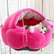 ✨新品✨ 吊床 寵物窩 寵物吊床 寵物床 睡窩 貓窩 冬季保暖 貓吊床 懸掛式 寵物床 四季通用 掛窩貓咪吊籃兔子貂秋韆