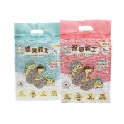 (店+)【貓狗汪喵】除臭戰士活性碳除臭豆腐貓砂*6包入(2KG/除臭活性碳/豆腐砂/6L貓砂/吸水快/可沖馬桶)