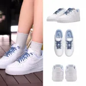 (店+)【NIKE 耐吉】Nike Air Force 1 '07 LV8 ESS+青花瓷白藍 荔枝皮 編織 休閒 運動 男鞋IW1892-111
