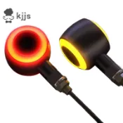 摩托車轉向燈 LED 電燈 12V 汽車照明高亮度 300 流明金吉閃光燈高亮紅