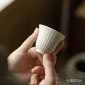 【茶杯】 茶杯 主人杯 陶瓷茶杯 客杯 品茗杯 單杯 聞香杯 定窯茶杯 蓮瓣茶杯 白蓮瓣茶杯 皓瀾茶杯 功夫茶具