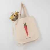 斜肩背托特包 - 紅蘿蔔 Carrot