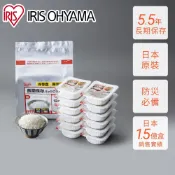 IRIS OHYAMA長期保存微波即食白飯180g×12盒 (日本米/隔水加熱/露營/防災)