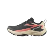 (店+)【salomon】L47807900 SALOMON薩洛蒙 GENESIS GTX 舒適百搭防滑耐磨 低幫 越野跑鞋 女款 黑米色