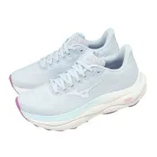 Mizuno 美津濃 慢跑鞋 Wave Sky 9 女鞋 藍 緩震 運動鞋 J1GD2502-73