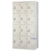 (店+)『昱陽傢俱』12人鋼製衣櫃/置物櫃/收納櫃/內務櫃/鐵衣櫃/衣櫃/鞋櫃/櫃子/全新品~~【指送桃園以北】